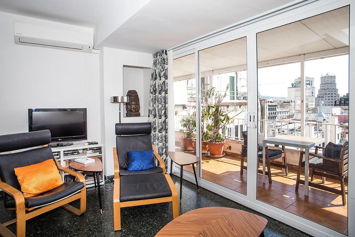 The Gran Via Penthouse Apartment Barcelona Exterior photo